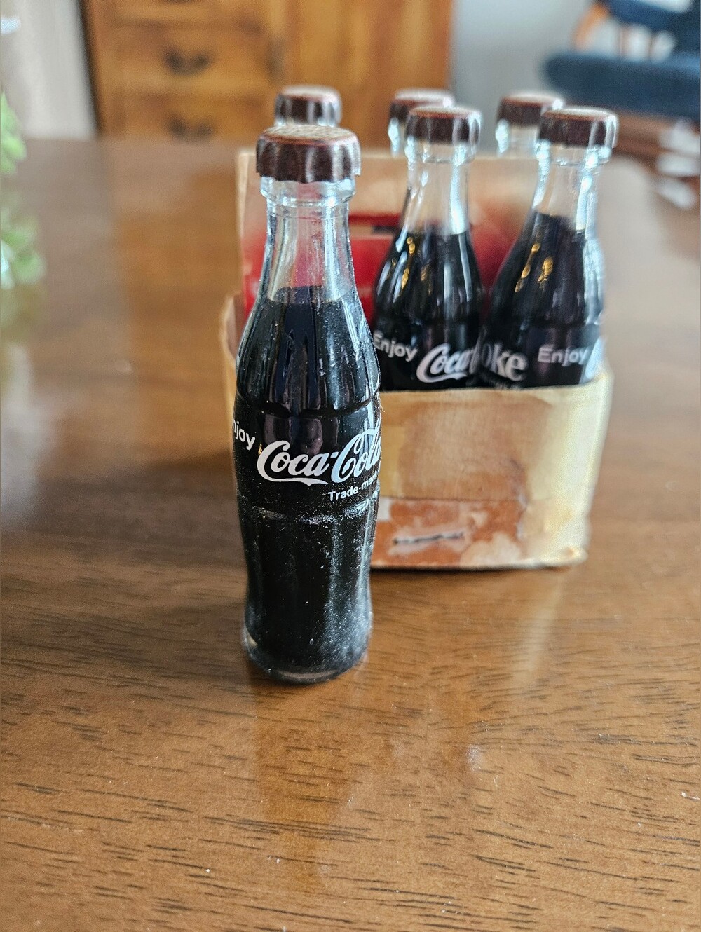 Coca Cola 3 Inch Vintage Bottles From 1960s To 1970s.